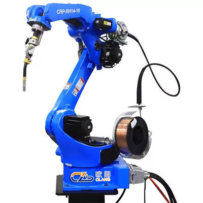 Máquina de soldadura por láser de fibra robótica FWM-100 con brazo de 6 ejes